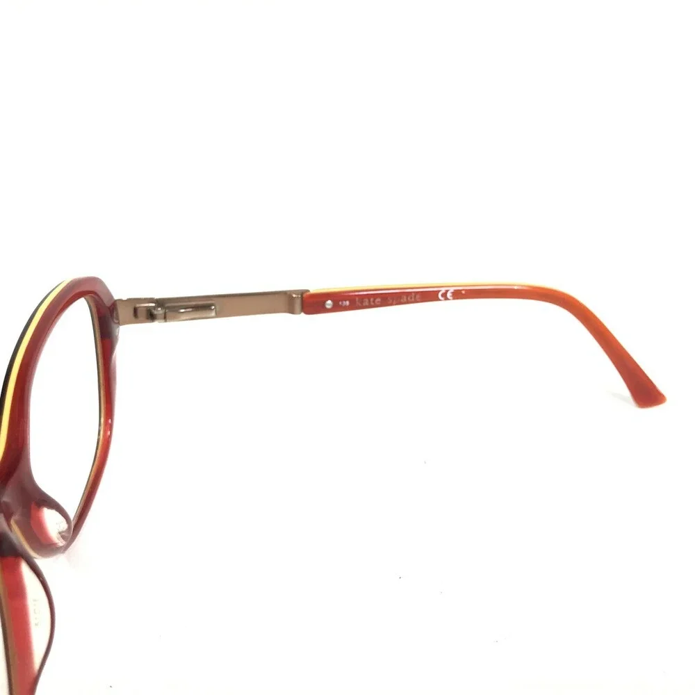 Kate Spade Eyeglasses Frames MARSHA 0JUP Orange Brown Tortoise Round 51-16-135